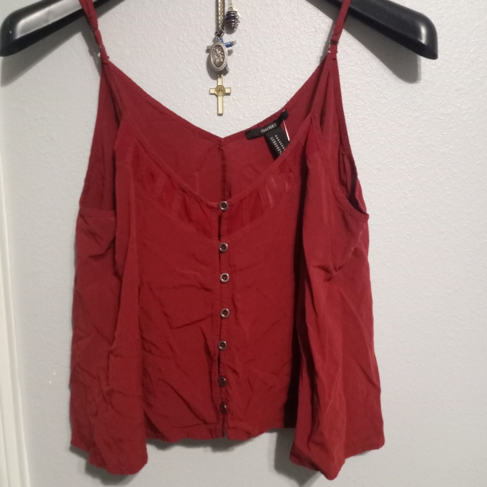 Forever 21 Flowy button down top